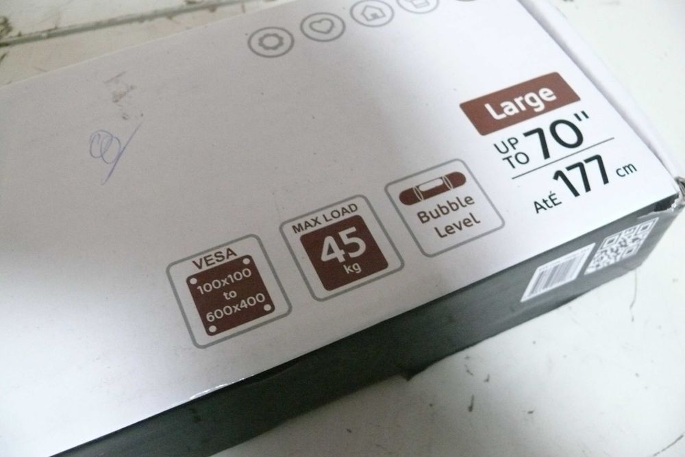 Suporte de TV HAEGER WB-T70.018A (32'' a 70'' - Até 45kg)