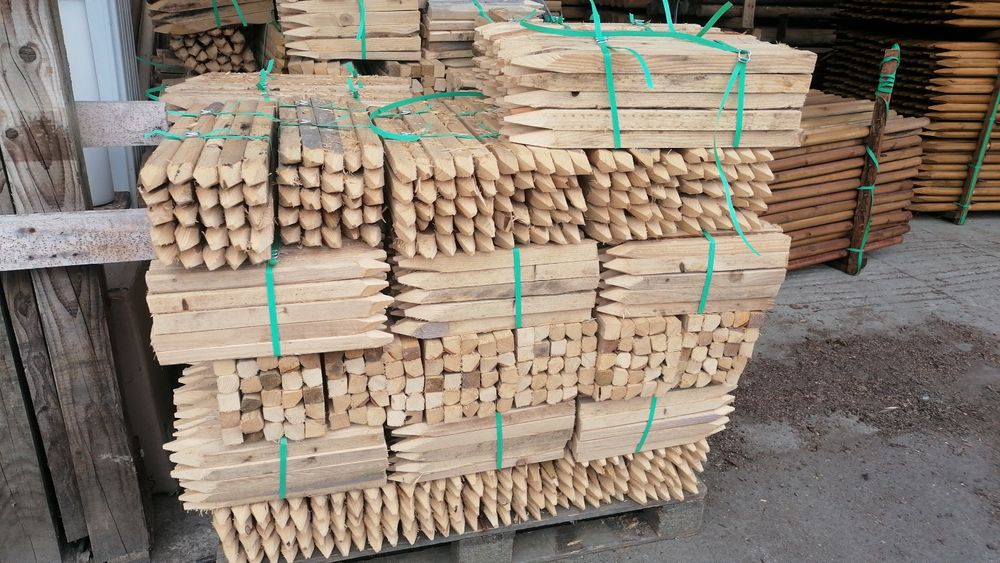 Paliki geodezyjne sosnowe 4x4cm 40cm