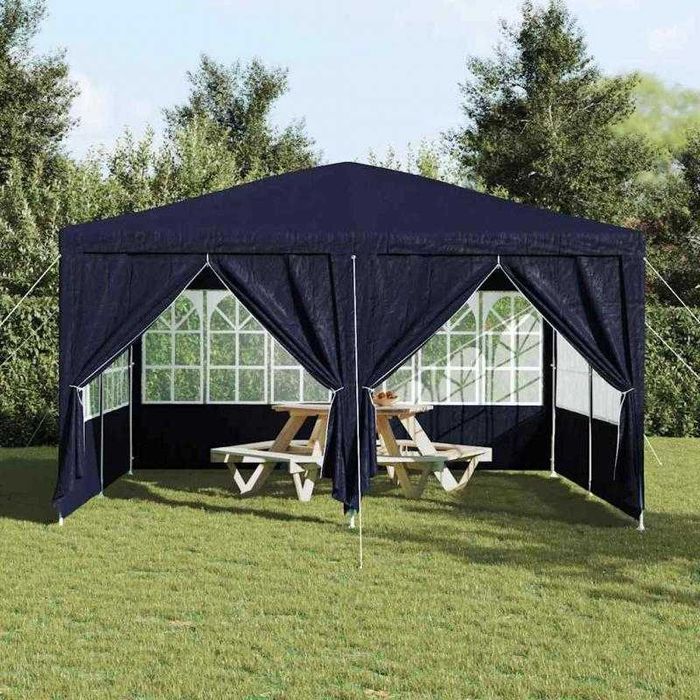 Tenda de Festa Azul e Branco 400x400x266 cm