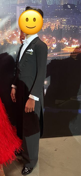 Фрак для бальних танців , юніори 1, стандарт, професійне пошиття