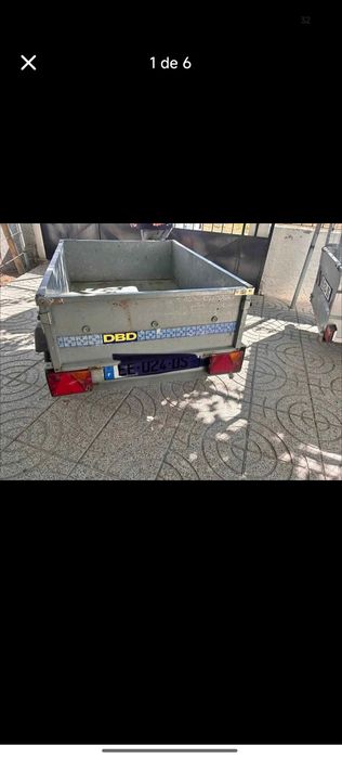 Reboque auto basculante