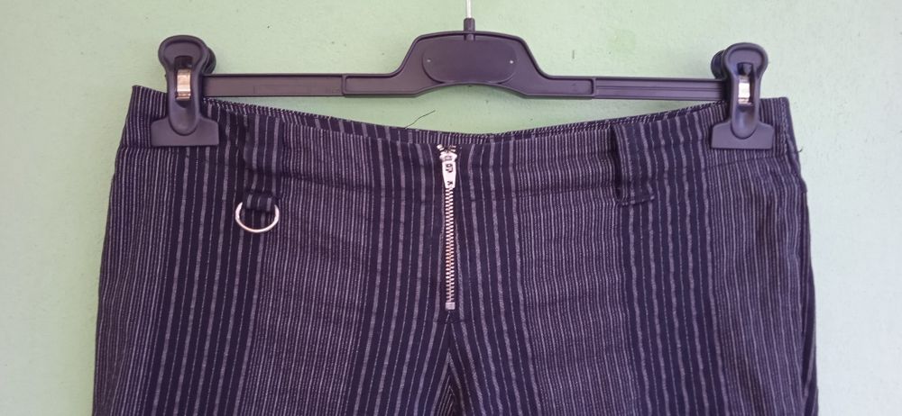 Calças mulher riscas M