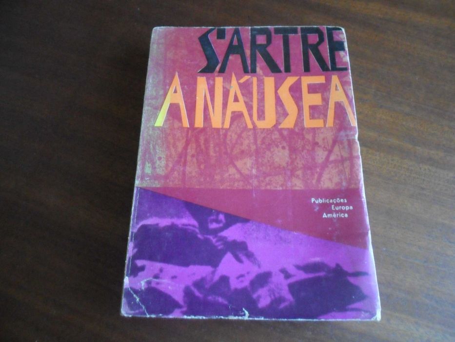 "A NÁUSEA" de Jean-Paul Sartre - 3ª Edição de 1964