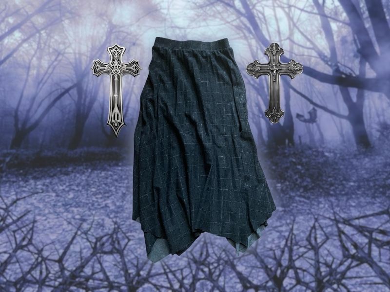 Spódnica fairy gothic