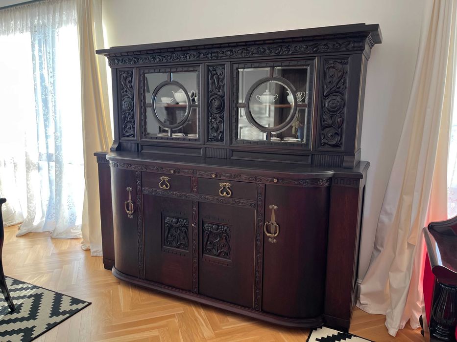 Stary drewniany kredens antyk