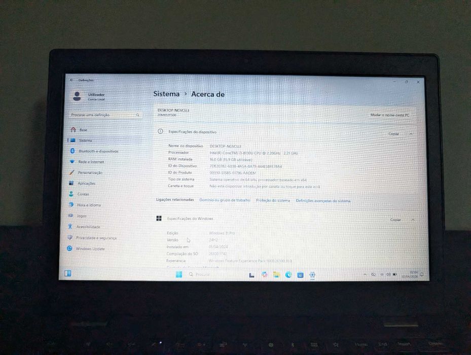 Portátil Lenovo Thinkpad L380 I3 16GB RAM SSD #1