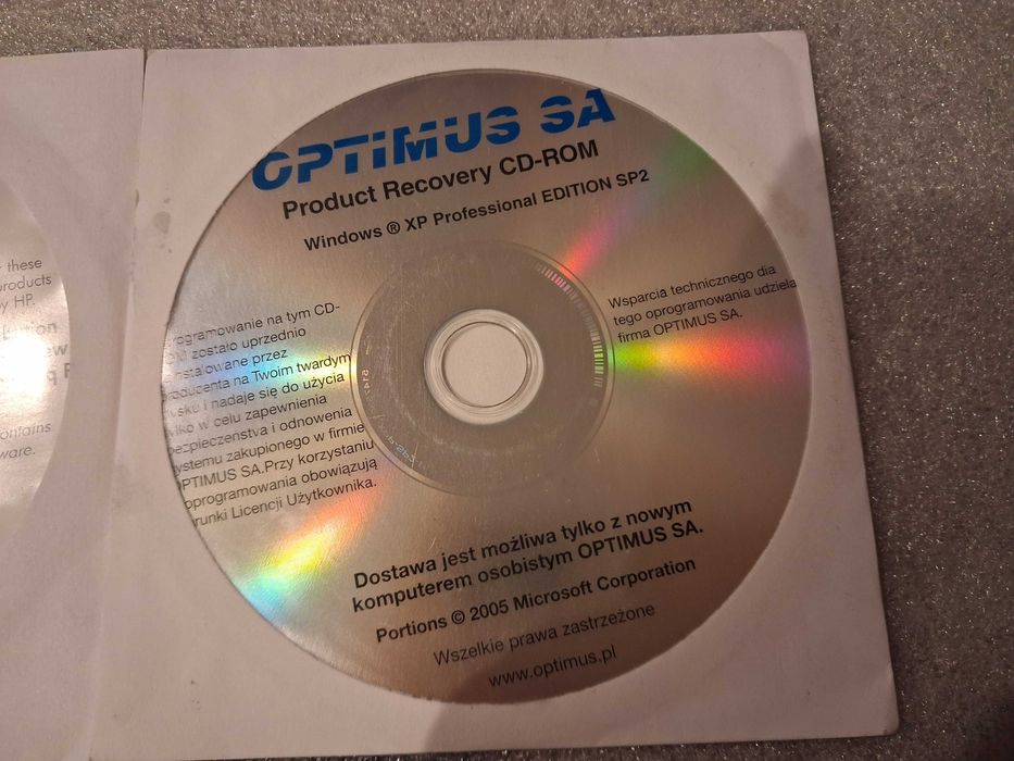 Windows XP Professional x32 Edition Optimus Recovery