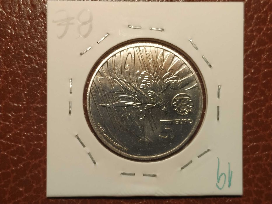19 Portugal - moeda de 5 euro de 2018 Águia Imperial