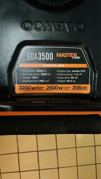 Продам генератор Daewoo GDA3500 Корея