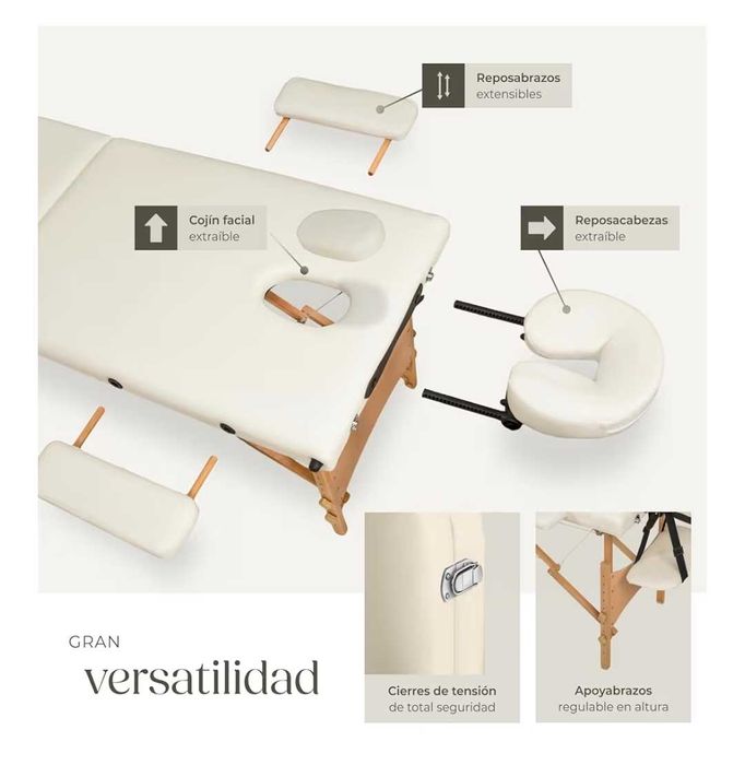 Marquesa estetica portátil na caixa