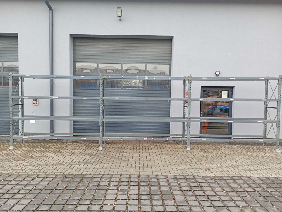 Regał magazynowy Dexion 865cmx200cmx80cm garażowy kontenerowy hala
