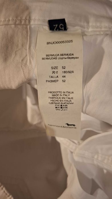 Bermudas novas italianas Harmont & Blaine 46 - Preço Fixo