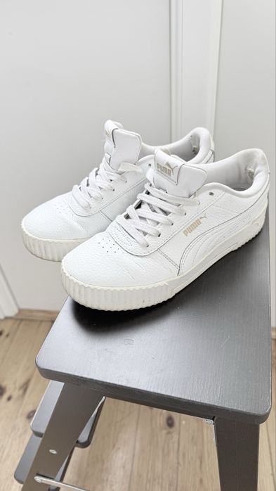 Кеди білі жіночі Puma 39 розмір шкіра