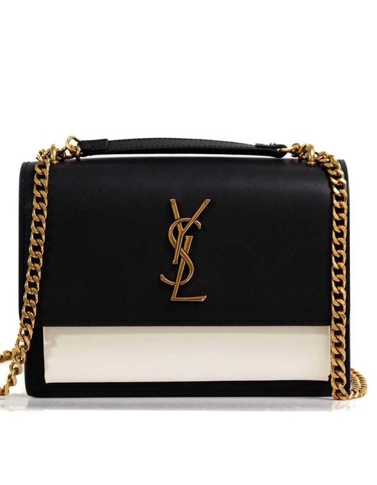 Сумка женская Yves Saint Laurent Medium Sunset in Smooth Leather Milk/