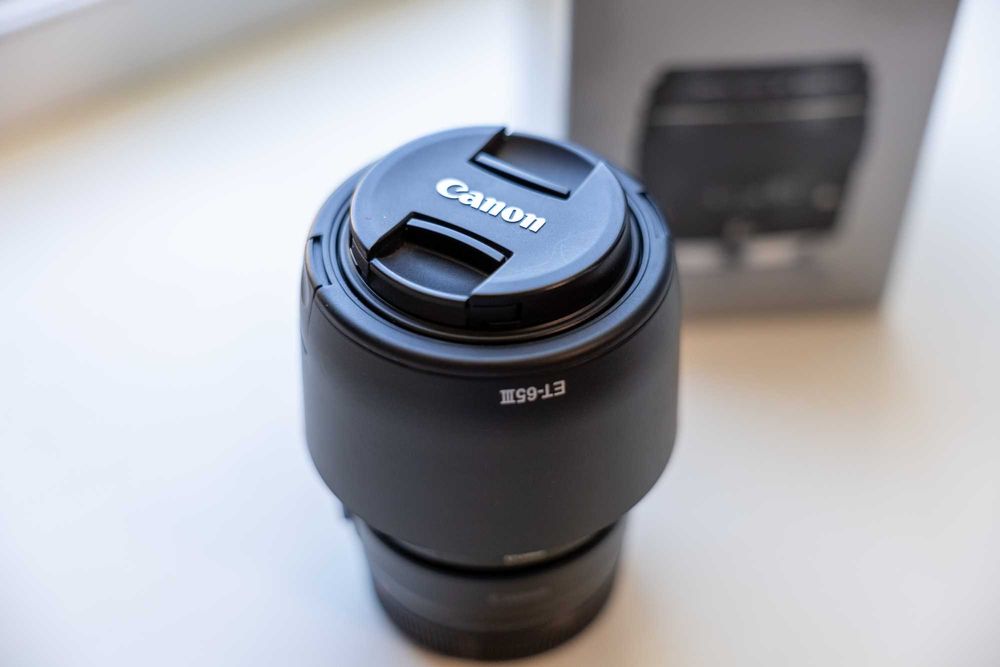 Canon EF 85mm f/1.8 USM + оригінальний адаптер EF-EOS R