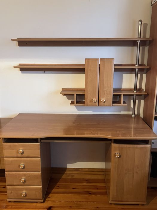 Biurko Black Red White