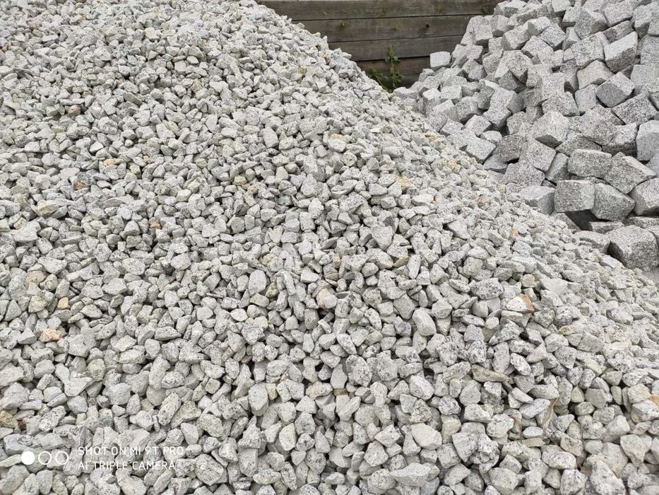Kamień grys granit Ozdobny ogrodowy drogowy Elewacje Dalmatyńczyk