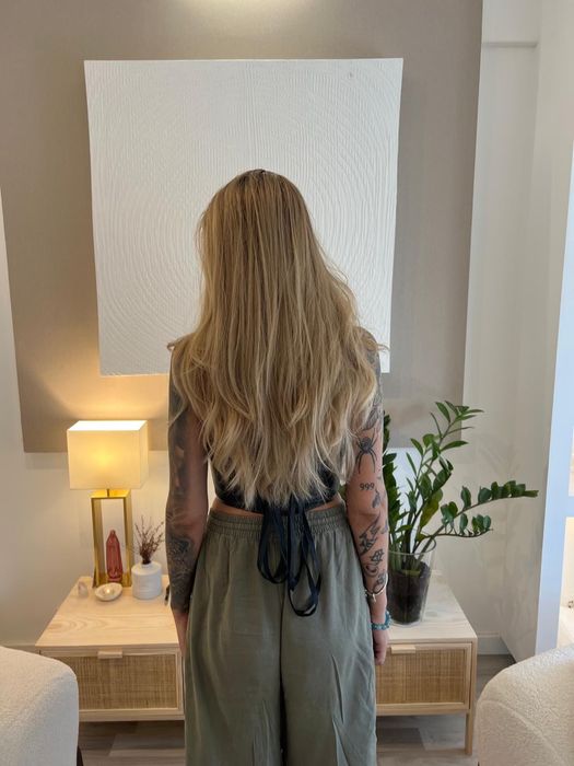 Peruca 100% Cabelo Humano 60cm