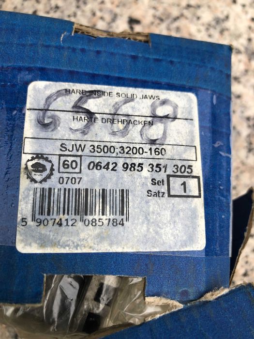 szczęki do uchwytu tokarskiego fi 160 nowy komplet BISON