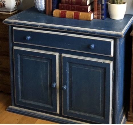 Movel madeira mexicana azul