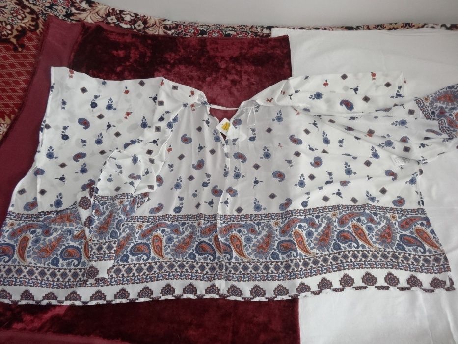 Блуза модна блузка на запах новая ХL Bexleys Испания