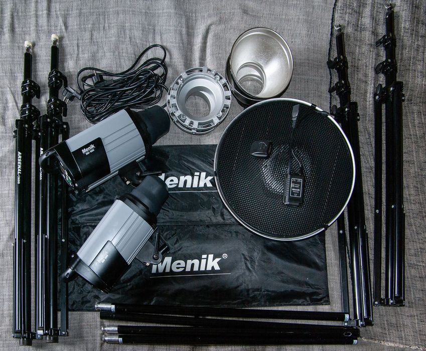 空さん専用垢 FIERTE SOIGNE MD KIT-1639 セット Набор студийного света Menik MD 600 + аксессуары: 28 000 грн