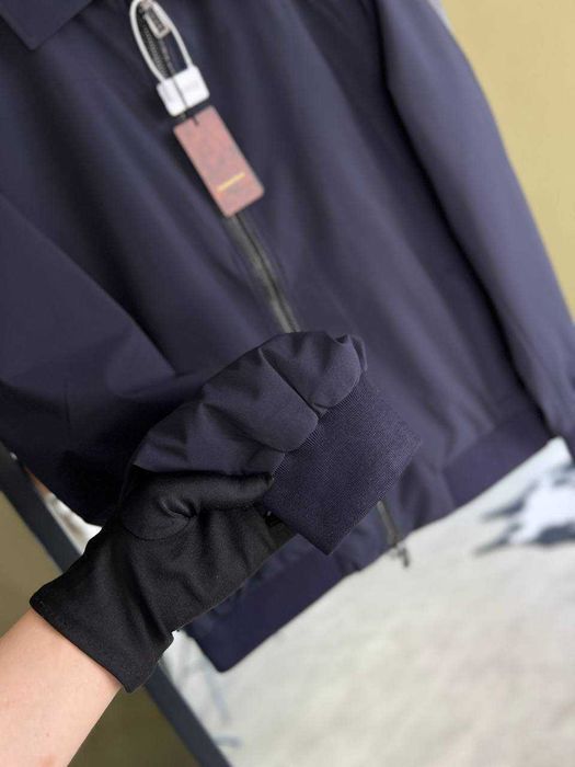 Мужская демисезонная куртка Stefano Ricci синяя ветровка v112