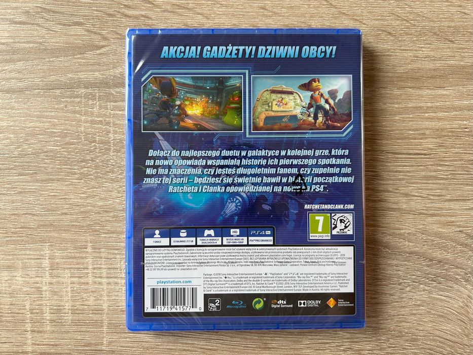 Ratchet & Clank - PS4 / PS5 - PL - NOWA, FOLIA