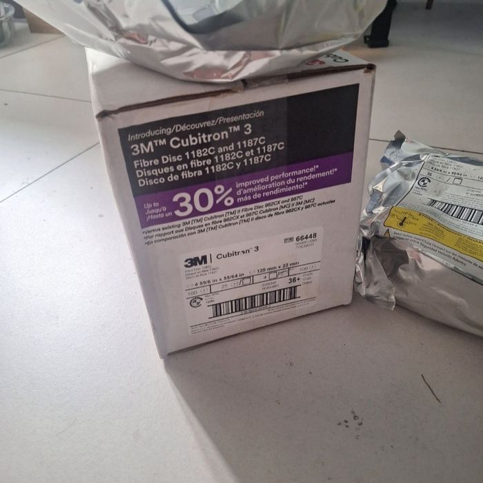 NOWOŚĆ! Dysk fibrowy 3M cubitron 3 1182C 125mm 36+ 250szt!