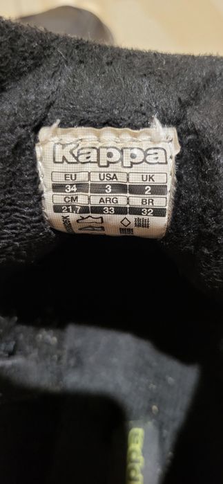 Kappa демісезон хайтопи черевики напівчеревики 34р