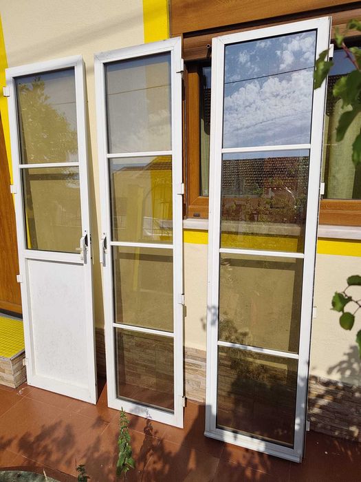 Conjunto  de Portas em Aluminio Vidro duplo