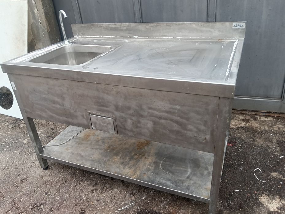 Banca em inox industrial