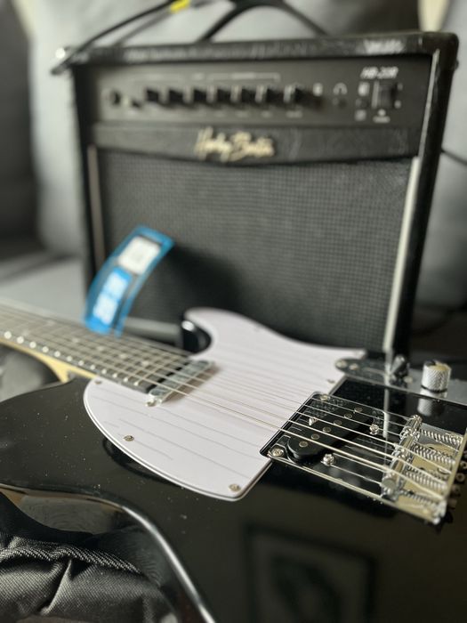 Zestaw gitarowy Harley Benton TE-20 BK Standard Series