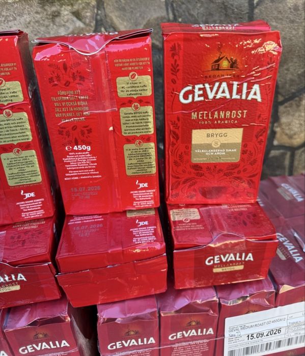 Кава Gevalia Brygg оригінал 450g мелена 100% арабіка кава кофе