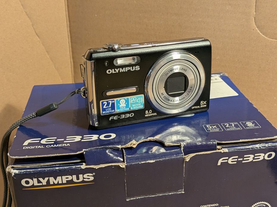 Cyfrówka Retro / Y2K: Olympus FE-330 | Stan Idealny | Serwisowany | Pełen Komplet w Pudełku!