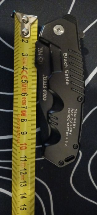 Canivete Cold Steel Black Sable