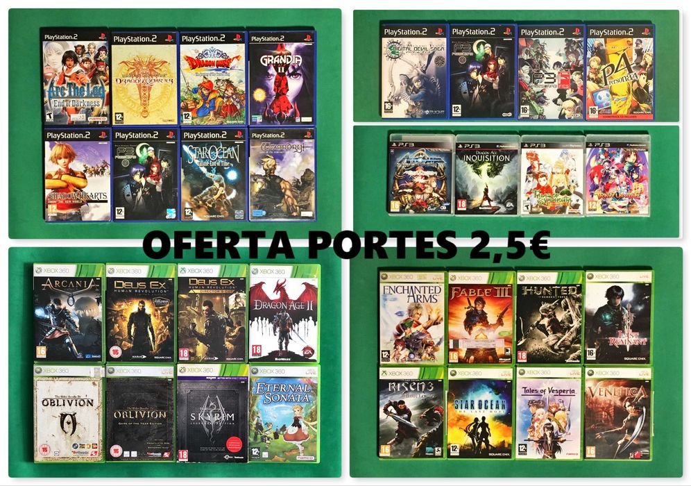 Rpg Role Playing Game Jogo Personagens [desde 8€] Arc Dragon Elder Fable Persona Scrolls Star Tales
