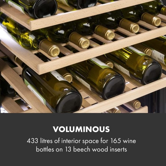 Nowa Winiarka Chłodziarka Lodówka na Wino Klarstein Vinovilla Onyx