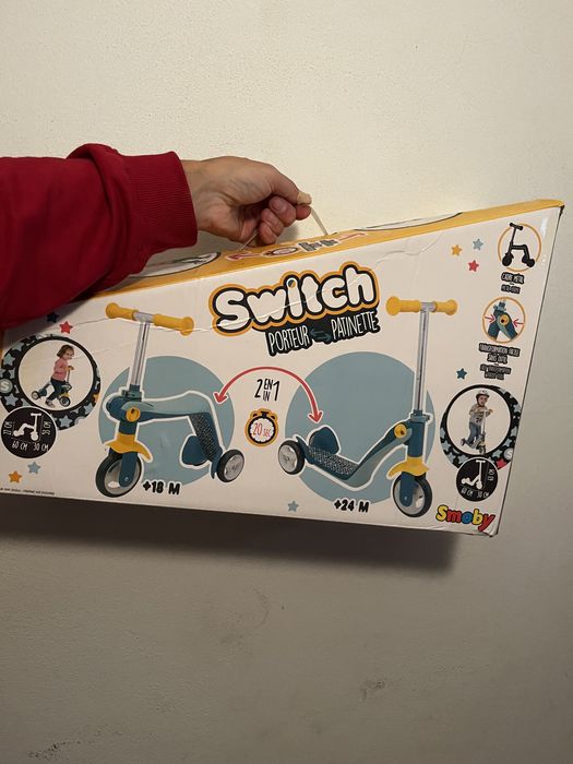 Trotinete / triciclo criança 18M+