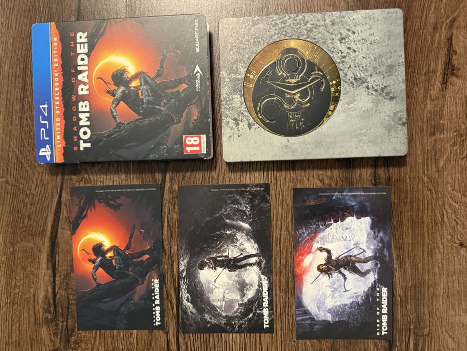Shadow of the tomb raider limited steelbook edition PS4