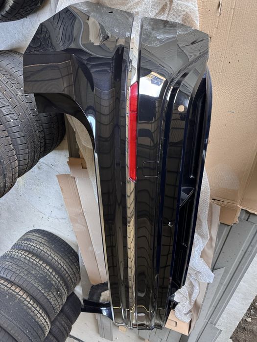 Задній бампер (R-line) VW Tiguan 2016-2019