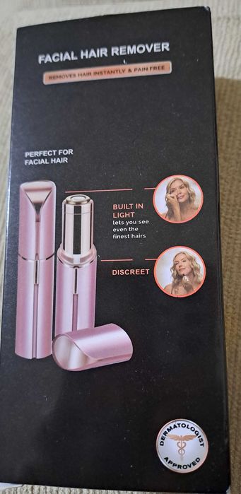 Removedor de pêlos facial 18kl gold plated