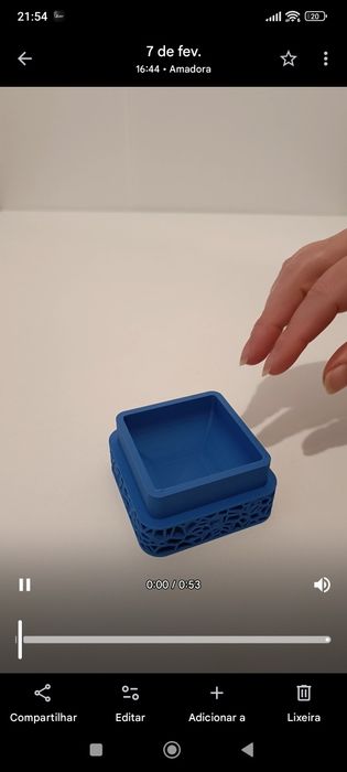 Vaso para suculentas. Impressão 3D