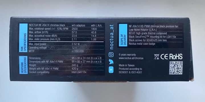 Noctua NH-L9i Chromax.black