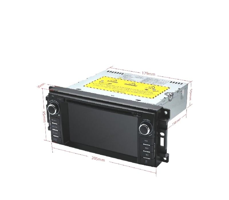AUTO RADIO GPS ANDROID 11 PARA JEEP DODGE CHRYSLER