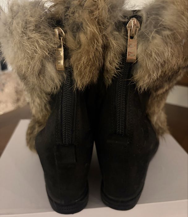 Oryginalne buty Booci z naturalnym futrem 36 okazja