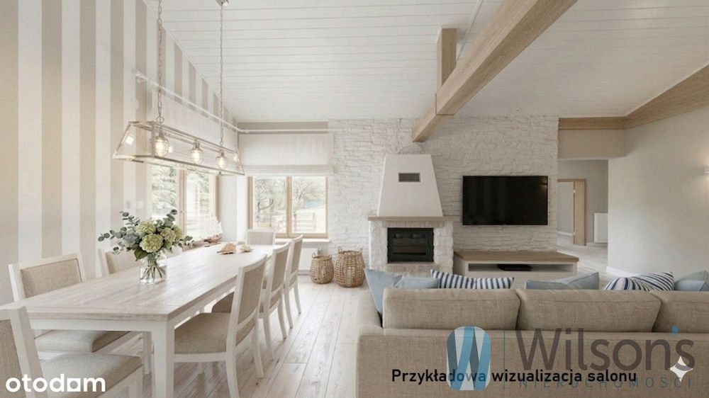 Parterowy dom 156 m na działce 9130m2