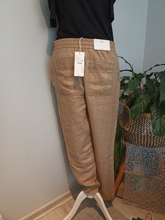Spodnie lniane damskie s.Oliver roz.M/L