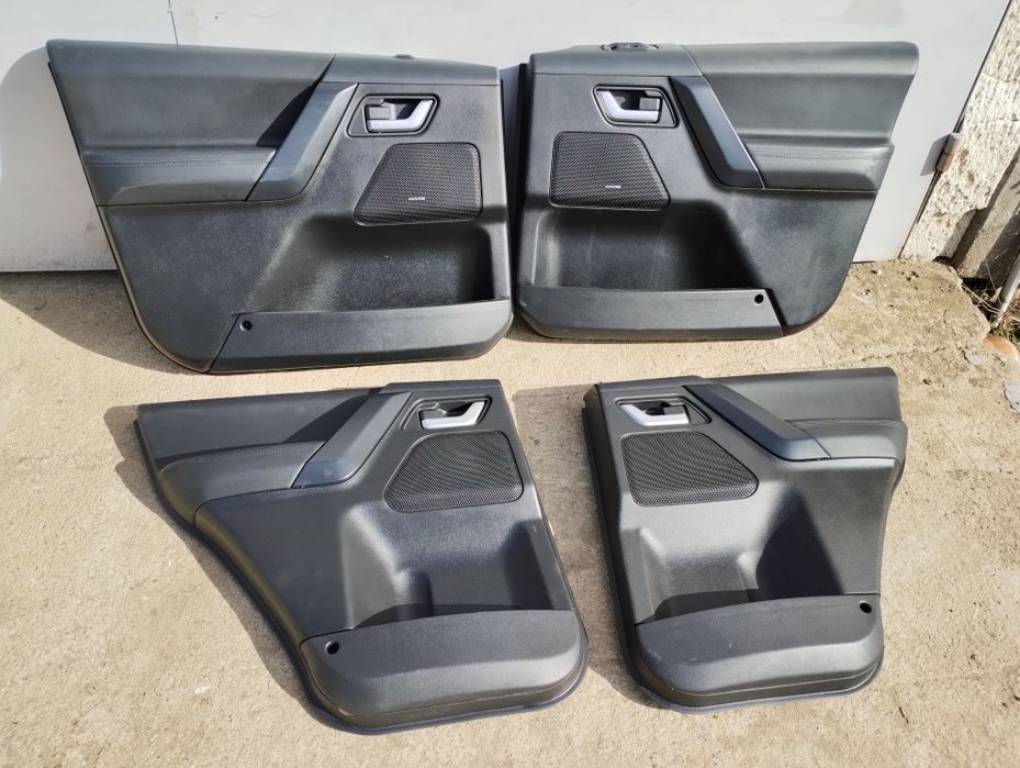 Tapicerka drzwi boczki land rover Freelander II UK skóra