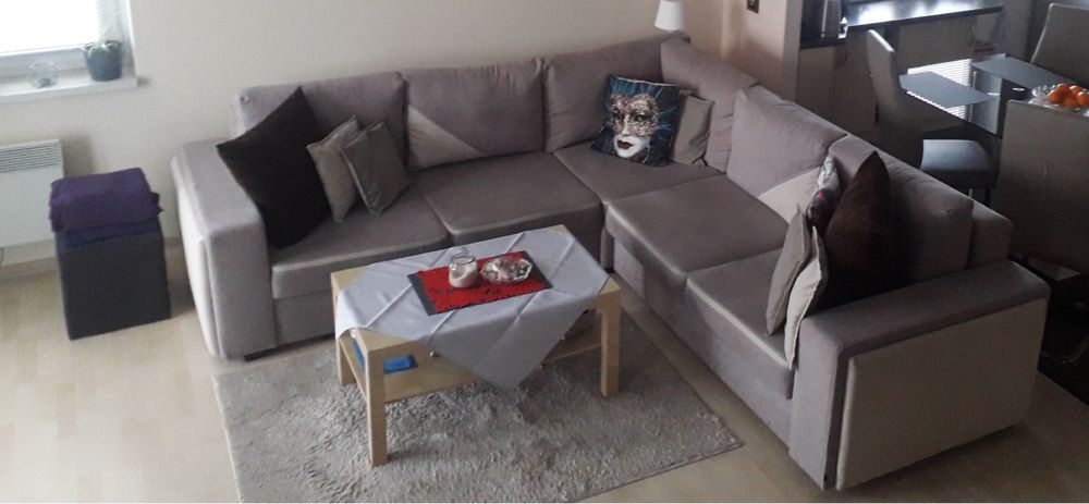 Narożnik z funkcją spania